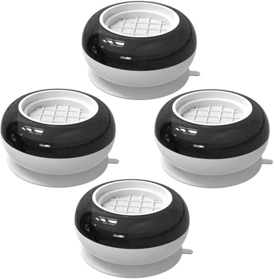 Vibrationsdämpfer Für Waschmaschinen, Vibrationsplatten Für Waschmaschinenfüße, Mehrfarbig, 4 Stück (weiß)