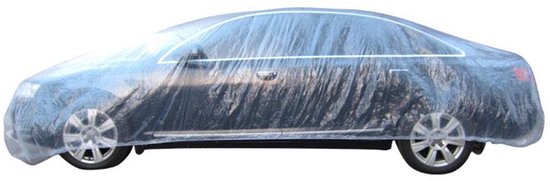 Solidchoice Dailygoody Einweg Autoabdeckung Wasser Und Staubdicht Rundumschutz 3,66 M X 6,71 M Für Den Außenbereich Für Autos