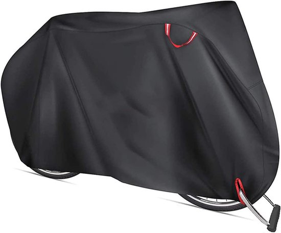 Fahrradabdeckung Xxl Wasserdichte Fahrradabdeckung Mit Rotem Reflektorstreifen Outdoor Fahrradschutz Robuste 210d Schutzhülle Für Mountainbikes,