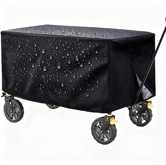 Dailygoods Bollerwagen Regenschutz Wasserdicht Uv Beständig Abriebfest Reißfest Maße: 97 X 61 X 56 Cm