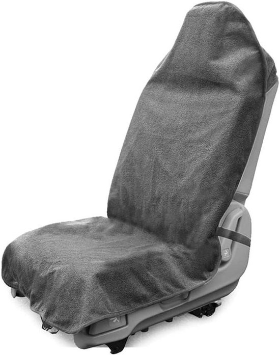 Frottee Schweißhandtuch Autositz Schutzhandtuch Sitzschutz Wasserdicht Und Saugfähig 142,2 Cm X 74,9 Cm Grau