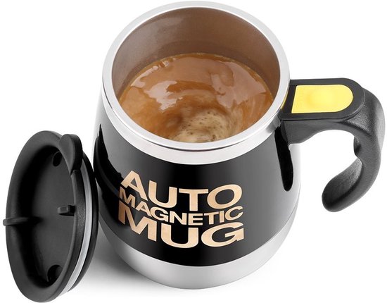 Byshayne Selbstumrührender Mixbecher Edelstahl-kaffeebecher Magnetischer Kaffeebecher Tee Milchschokolade Nährstoffaufnahme Automatisches