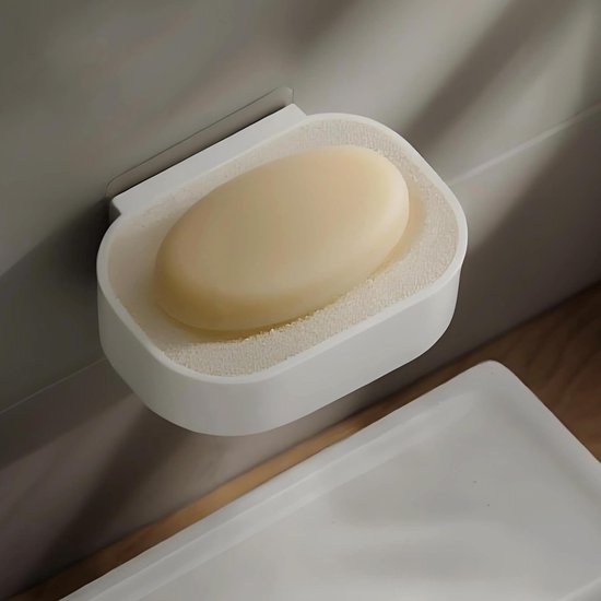 Bohrfreie Seifenschale Mit Seifenabsorbierenden Matten Für Dusche, Küche Und Badezimmer