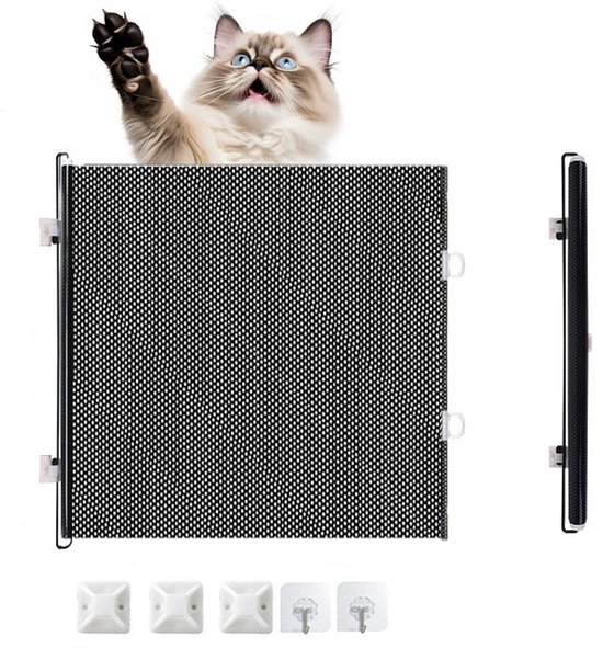 Treppenschutzgitter 125 X 40 Cm Türschutzgitter Ausziehbar Hundegitter Babygitter Sicherheitsgitter Haustierzaun Aus Pvc Und Metall Für Küche, Sc