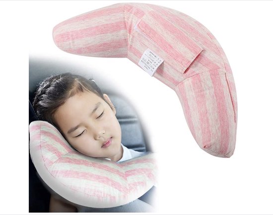 Autositzkissen Reisekissen Für Kinder, Sicherheitskissen Für Kindersitze, Kopfstützenkissen Für Kindersitze (rosa)