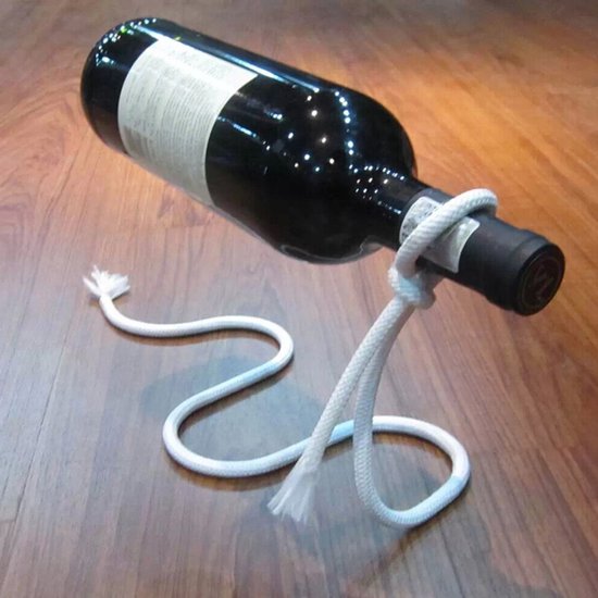 Magischer Weinflaschenhalter Mit Seil