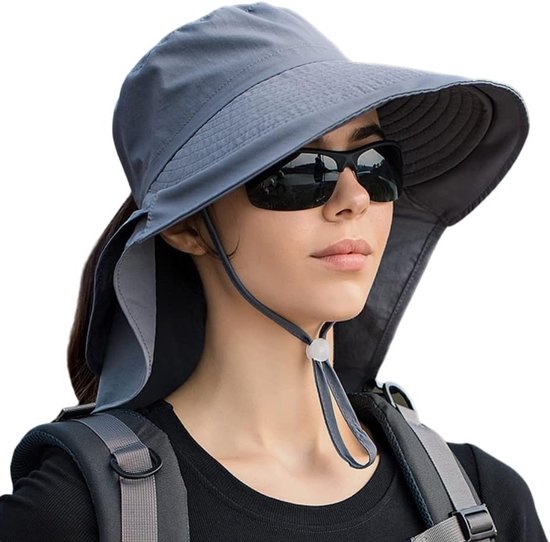 Sommerhut Für Damen Mit Breiter Krempe Und Uv Schutz, Zum Gärtnern Und Angeln, Mit Verstellbarem Kinnriemen