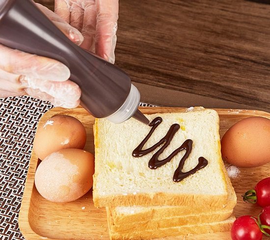 Dosierflasche (2 Stück) Quetschflasche Wiederbefüllbare Kunststoff Quetschflaschen Quetschflaschen Quetschflaschen Für Soßen Soßenflasche Garnier