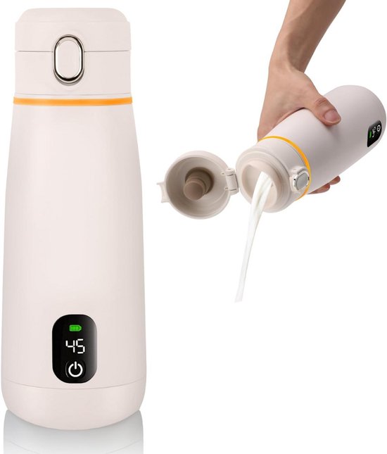 Flaschenwärmer Für Unterwegs Tragbarer Babyflaschenwärmer Intelligenter Flaschenwärmer Wiederaufladbar Geeignet Zum Stillen Und Für Babynahrung