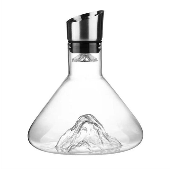 Dekanter Aus Kristallglas Mit Integrierter Belüftung Und Filtration – Rotweindekanter – Weinaccessoire – Für Weinliebhaber – 1500 Ml