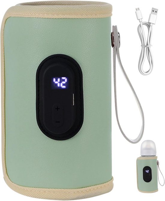 Tragbarer 18-w-flaschenwärmer Schnell Aufheizend Mit Einstellbarer Temperatur Usb-anschluss Für Zuhause Familie Und Reisen Umweltfreundlich