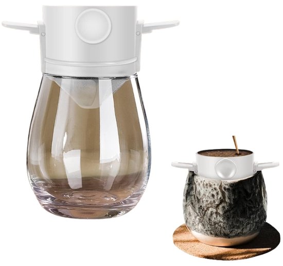 Kaffeefilter Kaffeefilterhalter Kaffeefilter Edelstahl Kaffeefilter Mit Lebensmittelechtem Pp Becher Wiederverwendbarer Filter Tragbar Und Leicht