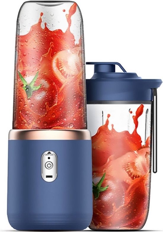 Tragbarer Milchshake-maker Mit 6 Klingen, Usb-betrieben, Zur Zubereitung Von Milchshakes Und Smoothies.