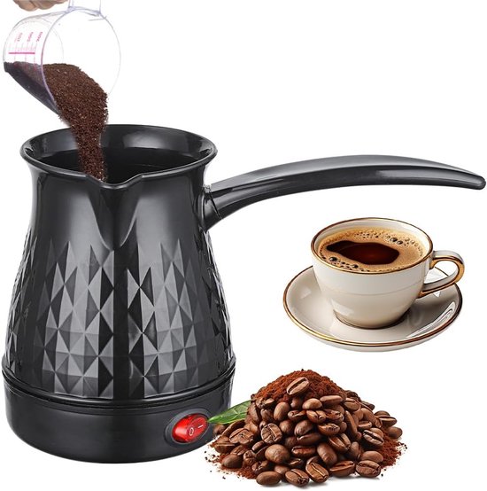 Elektrische Kaffeemaschine Espressomaschine 500 Ml Arabica Induktionsgeeignet Kannenwärmer Türkische Kaffeekanne Für Camping, Zuhause, Tee Und Ka