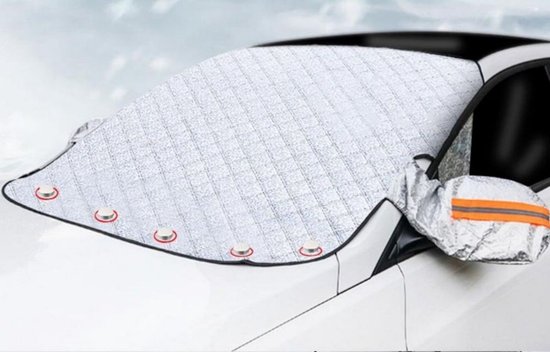 Auto Windschutzscheibenabdeckung, Magnetische Windschutzscheiben Schutzglasabdeckung, Faltbare Abdeckung Mit Rückspiegelabdeckung, Universeller S