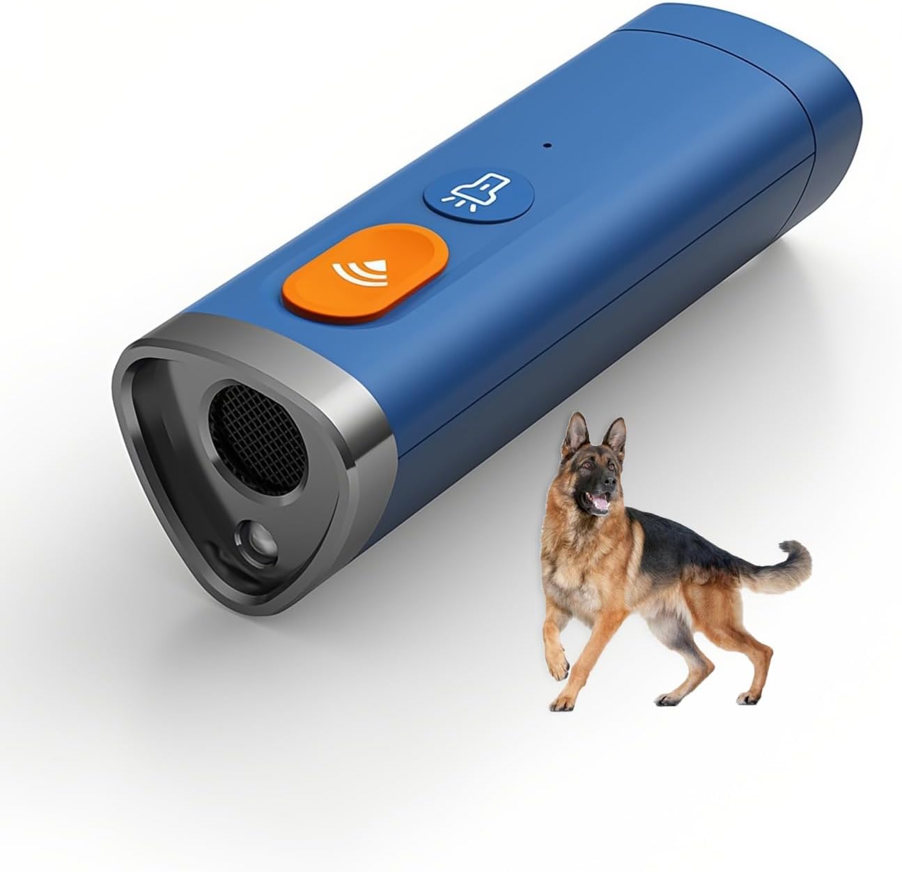 Ultraschall-antibellgerät Mit Taschenlampe, Modischer Hundeabwehrer, Wiederaufladbar, Langlebig, Einfache Anwendung Für Das Hundeverhalten, Für Drinnen Und Draußen