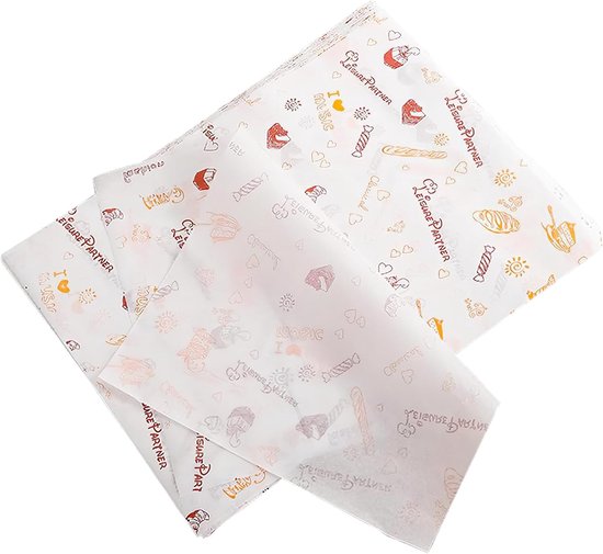 100 Blatt Käseverpackungspapier, Lebensmittelverpackungspapier, Wasser Und Ölabweisend, Für Sandwiches/brot/kuchen/burger