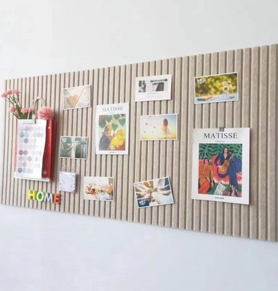Dekorative Filztafel – 60 X 40 Cm – Dunkelcamel – Perforierte Platte – 0,9 Cm Dick – Faltbar
