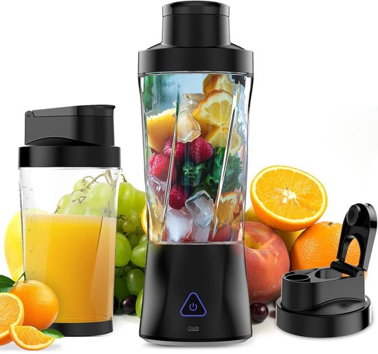 Tragbarer Mixer, Personal Blender Für Milchshakes Und Smoothies, Usb-ladefunktion, Selbstreinigender Tragbarer Entsafter Für Küche/reisen