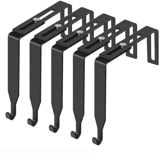 Haken Perforationsfreie Schranktür Auf Der Rückseite Zum Aufhängen Von Aufbewahrungshaken Handtaschenhaken Verstellbar Metallhaken Mit Fach 5 5 Stück