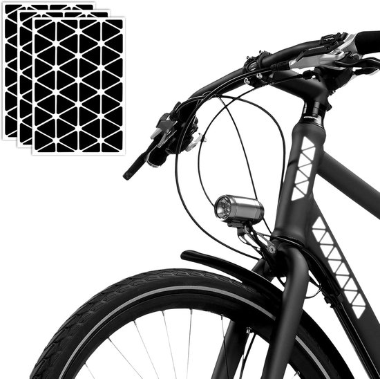 3er-set Reflektierender, Selbstklebender Aufkleber Für Fahrrad, Helm Und Kinderwagen