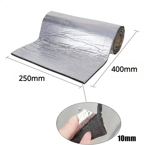 Schalldämmmatte Für Autos Isoliermatte Standard 400 X 250 Mm 10 Mm