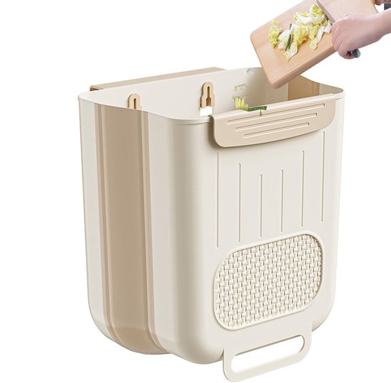 Hängender Mülleimer Küchenmülleimer Faltbarer Wandmülleimer Wandabfalleimer Multifunktionaler Küchenmülleimer Für Arbeitsplatten, Wohnzimmer, Sch