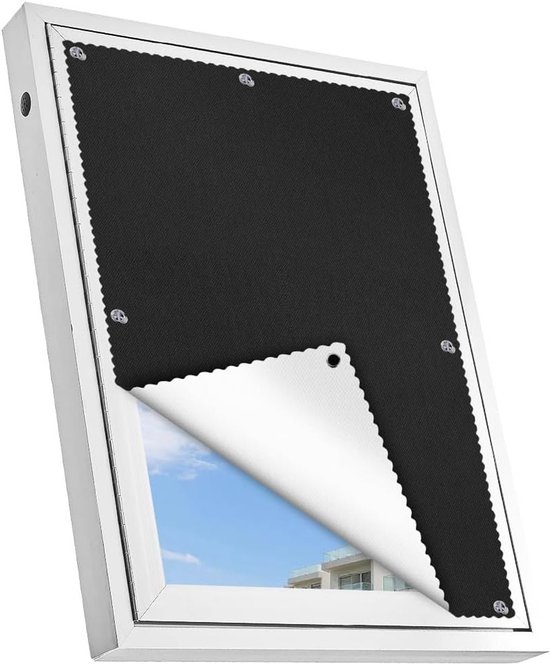 Verdunkelungsvorhang Für Dachfenster Aufrollbarer Sonnenschutz Mit Saugnapf 48 X 93 Cm Für Sicht Und Hitzeschutz