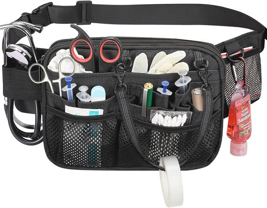 Gürteltasche Für Krankenschwestern Mit Mehreren Fächern – Organizer Für Stethoskope, Scheren Und Verbandsmaterial