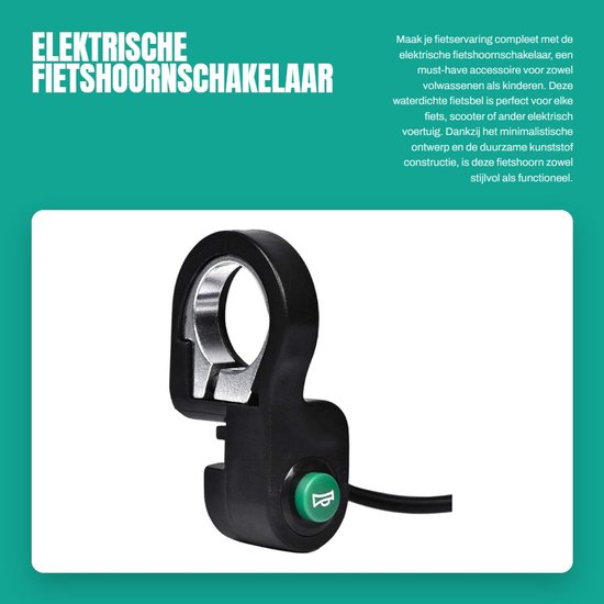 Dailygoods Hupenschalter Robuster Schalter Regendicht Für E Bikes Und E Scooter Zuverlässiger Schalter Einfach...