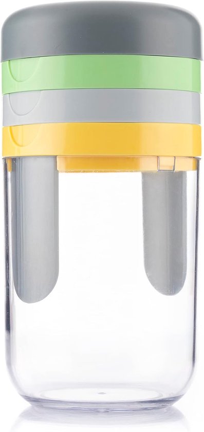 3-in-1 Spiralwindel, Multifunktionswindel Mit Rezepten, Edelstahlklingen, Abnehmbar Und Spülmaschinenfest, Mehrfarbig, Polypropylenstahl