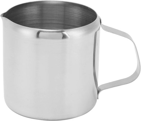 Milchkännchen, 300 Ml Edelstahl-milchkännchen, Milchaufschäumkännchen Für Kaffee Und Milch, Matt