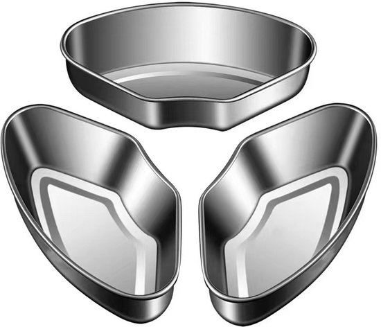 3-teiliges Dampfset – Dampfkorb Aus Edelstahl, Fächerförmiger Dampfbehälter Aus Edelstahl Reiskocher-dampfset, Topfhalter