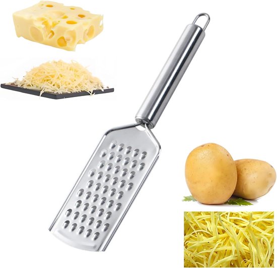 Käsereibe – Käsereibe – Zestenreibe – Manuelle Parmesanreibe Für Die Küche – Edelstahl – Fein – Für Zitrone, Schokolade, Karotten, Ingwer, Nüsse.