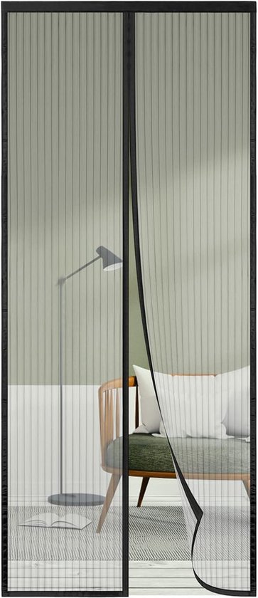 Magnetisches Moskitonetz 95 X 210 Cm - Ideal Für Balkon- Und Terrassentüren - Wirksamer Schutz Vor Insekten Und Fliegen
