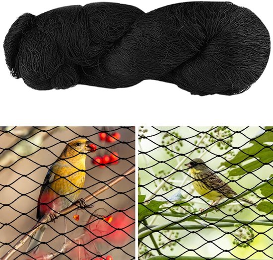 7,5 X 15 M Feinmaschen Vogelschutznetz Wiederverwendbar Und Wetterfest Vogelschutz Maschenweite 50 Mm