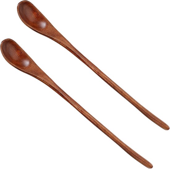 Lange Holzlöffel Honiglöffel Rührlöffel Mit Langem Griff 23 Cm Lang Teakholz Cocktailrührlöffel Rührlöffel Essbesteck Kochlöffel Für Die Küche