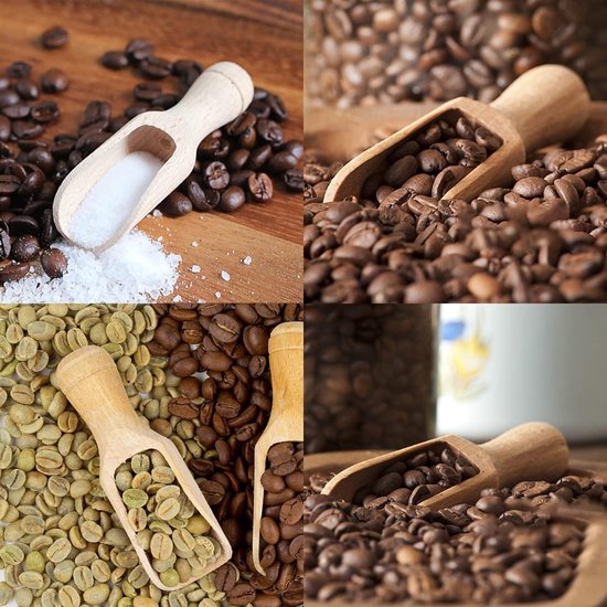 Mini-salz Und Gewürzlöffel Aus Holz Geeignet Für Süßigkeitenpulver Waschmittel Babylöffel-set Teelöffel Aus Holz Für Badesalz Und Gewürze 10