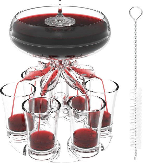 Getränkespender Mit 6 Fächern Und Ständer, Weinspender, Flüssigkeitsabscheider, Softdrinkspender, Bierspender