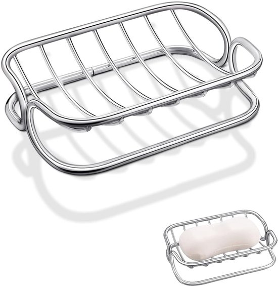 Selbstentleerende Seifenschale Aus Edelstahl Für Dusche, Bad Und Küche Robuster Metallhalter