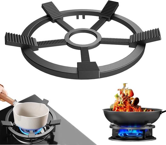 Wokring Aus Gusseisen Für Gasherde, Reduzierringhalter Und Wokstützring Für Mokkakanne, Zum Kochen Und Backen