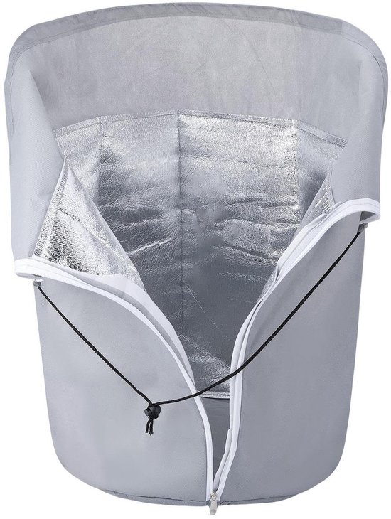 Winterschutz Für Topfpflanzen Winterschutz Für Topfpflanzen 45 X 50 Cm, Thermotopfschutz Mit Kordelzug, Frostbeständige Pflanzenabdeckung Aus Alu