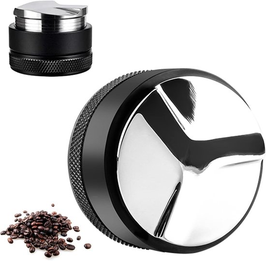 Kaffeepulverspender 51 Mm - Barista-zubehör - Tamper - Kaffeepulverspender - Edelstahl 304 - Tampertuch-set - Handliches, Tragbares Gerät (51 Mm)