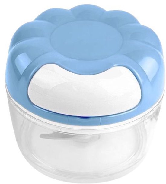 Mini Gemüseschneider, Tragbarer Handseil Zwiebelschneider Für Gemüse, Obst, Knoblauch, Nüsse, Kräuter, Eis, Kochgeräte Und Küchenutensilien (blau