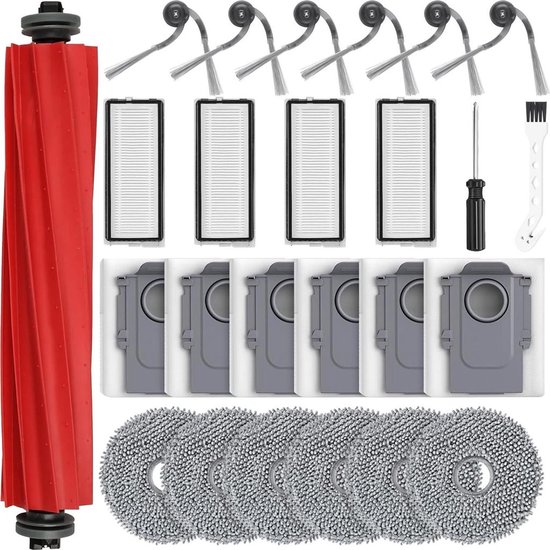 25-teiliges Zubehörset. Geeignet Für Die Saugroboter Roborock Qv35a, Qv35s, Qr598 Und Qr798.