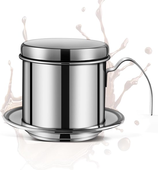 Vietnamesische Kaffeemaschine Filterkaffeemaschine Mit Edelstahl Dauerfilter Langsame Zubereitung French Press Für Reisen Und Camping