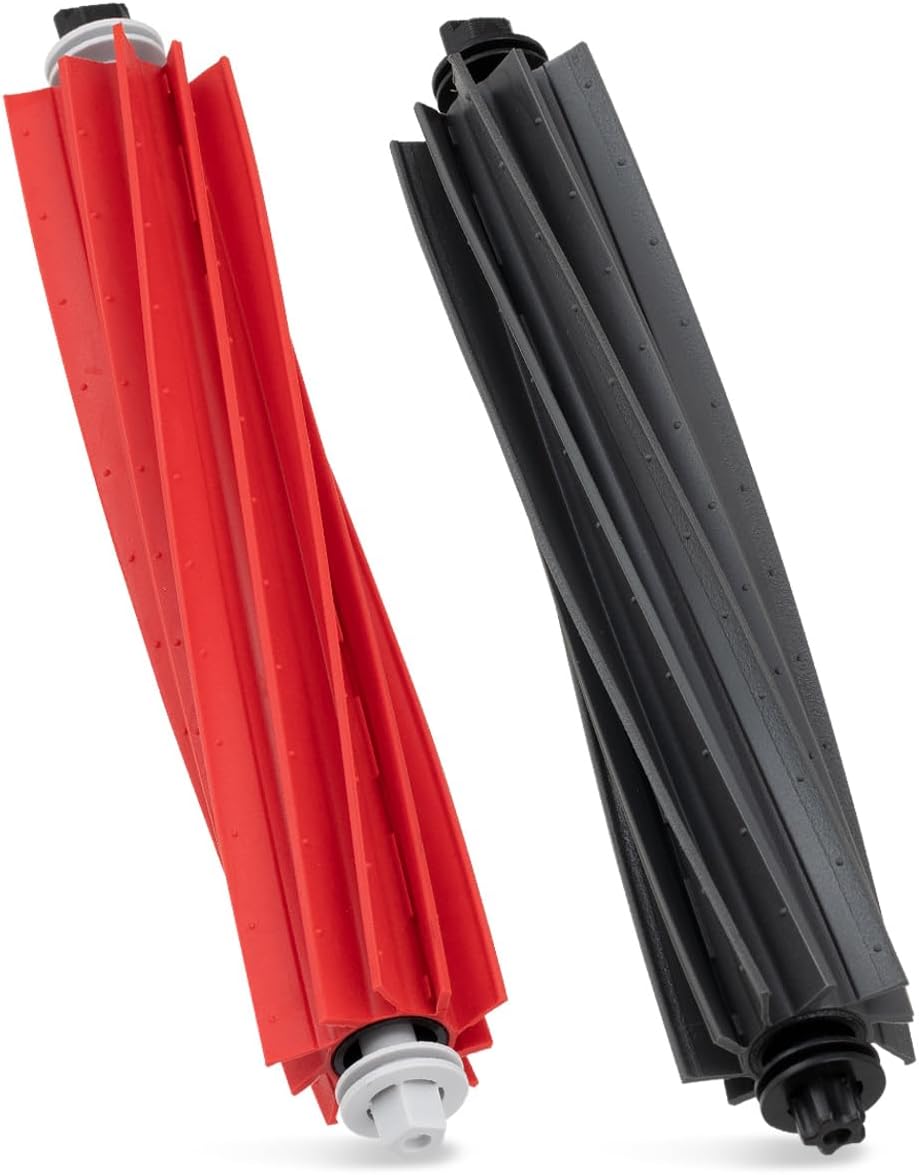 2-teiliges Gummiwalzenbürsten-set Für Roborock S8 Pro Ultra, S8, S8+, Q5 Pro, Q5 Pro+, Q8max Und Q8max+ Staubsauger Hauptbürsten-zubehörset Doppelwalzenbürsten-ersatzset – 1 S8 Bürstenset
