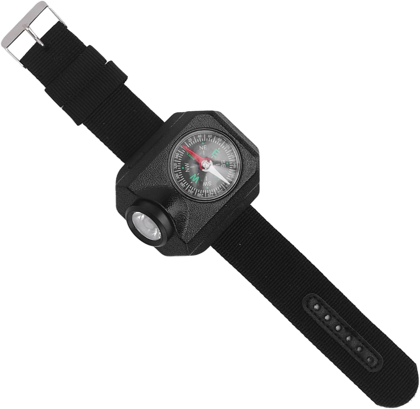 Wiederaufladbare Armbandlampe Mit 5 Helligkeitsstufen Und Kompass Für Camping, Wandern Und Reisen