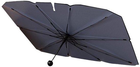 Faltbarer Sonnenschutz Für Autos, 55" X 31" Mit Reflektierender, Wärmeisolierender Schicht Für Die Windschutzscheibe, Für Limousinen Und Suvs