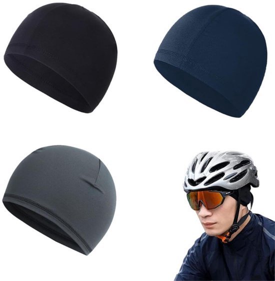 Fahrradmütze Geeignet Für Unter Den Helm 4-teilig Helmfutter Schnelltrocknend Belüftet Sonnenschutz Unisex Helmfutter Geeignet Für Fahrrad Roller
